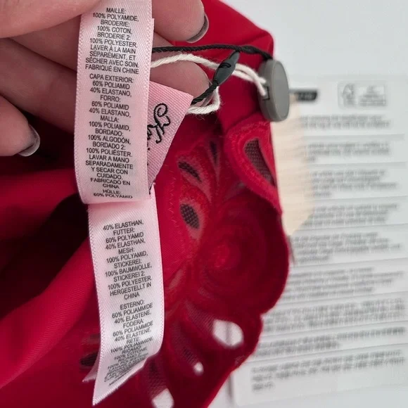 NWT Agent Provocateur Cilla Red Swimsuit Ibiza Size AP 2 US 4 Small - Picture 14 of 15